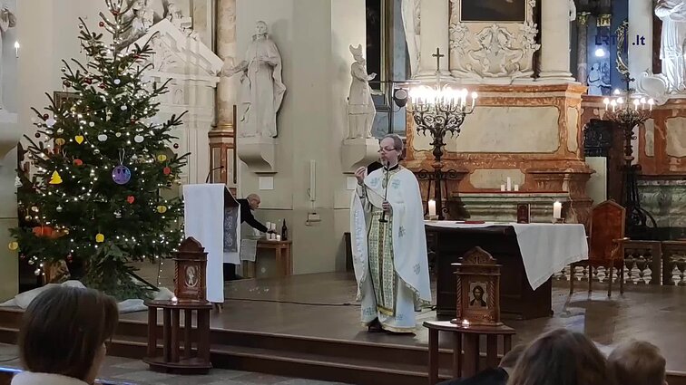 Ukrainos Ortodoksų Bažnyčios šventiko tėvo Georgijaus Kovalenko kalba