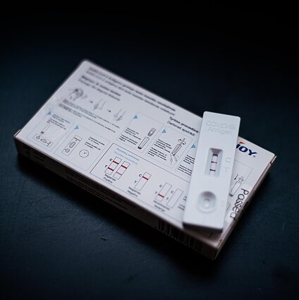 Teigiamas COVID-19 testas