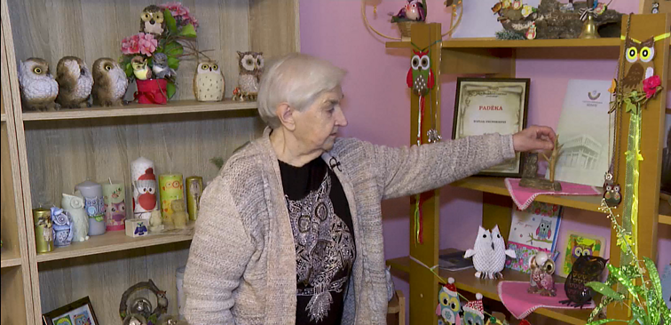 Namus pelėdų muziejumi pavertusi senjorė: pirmąją prieš 50 metų pirkau vyrui