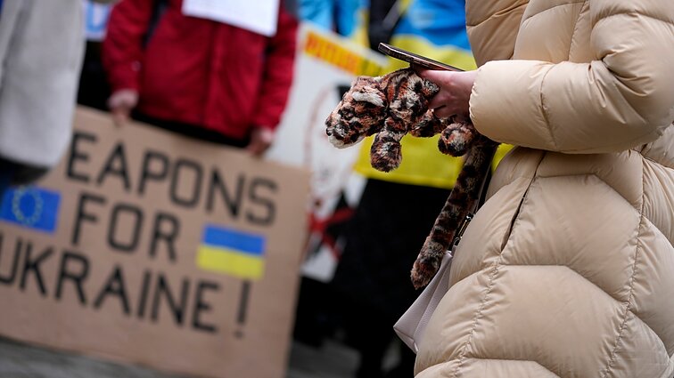 Kojala apie Vokietijos delsimą siųsti tankus Ukrainai: Berlyno retorikoje atsispindi Vokietijos gyventojų nuomonė