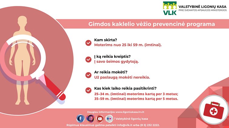 Gimdos kaklelio vėžio prevencijos programa Gimdos kaklelio vėžio prevencijos programa