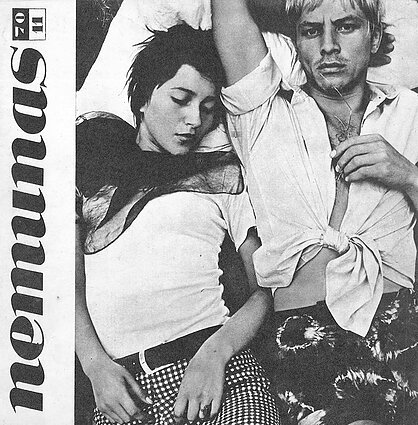 Cover of the magazine Nemunas (no 11, 1970). According to the authors of the book, this cover was a source of controversy: readers assumed that these two people were photographed after having sex.
