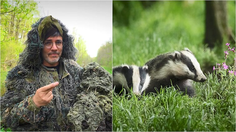 Gamtininko užrašai. Tik po ilgų bandymų barsukus šviesoje užfiksavęs Čepulis: turbūt jie nusprendė iš manęs pasityčioti