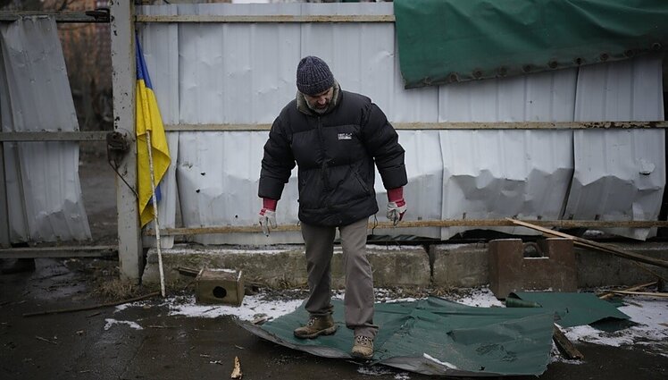 Ukrainoje žmonės vis dar gyvena pafrontės zonose: vieni neišvyksta, nes nemato realios grėsmės, dalis – laukia „išvaduotojų“