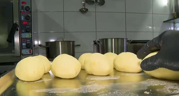 Cepelinai ready to cook