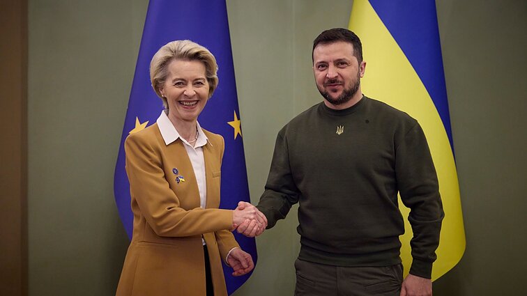 Žinios. EK pirmininkė: Ukraina padarė pažangą kelyje į Europos Sąjungą