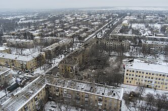 Rusijos raketų smūgis Kramatorskui Ukrainoje | Rusijos karas prieš Ukrainą