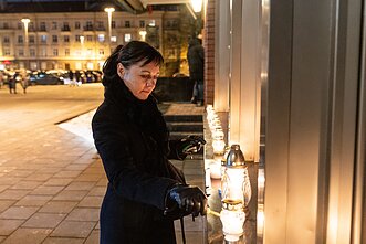 Palaikymo akcija-performansas už senąją LNOBT vadovybę