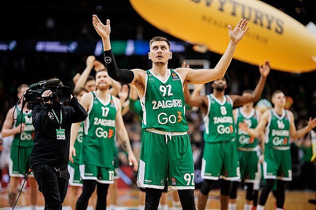Eurolyga per LRT. Namų tvirtovėje į nesėkmių liūną patekęs „Žalgiris“ stoja į kovą su Viktorijos „Baskonia“
