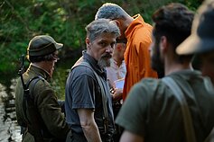 „Poeto“ filmavimo aikštelėje. Dainius Gavenonis