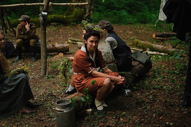„Poeto“ filmavimo aikštelėje. Indrė Patkauskaitė