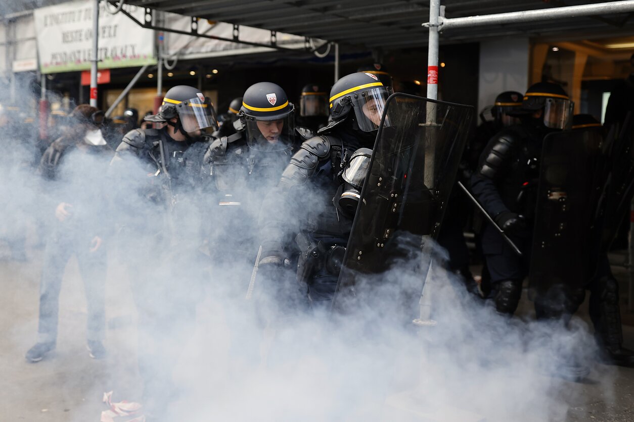 Prancūzijoje vėl vyksta protestai prieš pensijų reformą