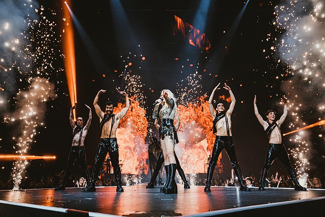 Natalijos Bunkės koncerto akimirka