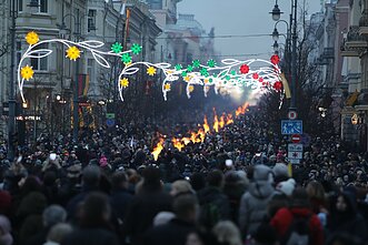 February 16 celebrations in Vilnius (associative image)