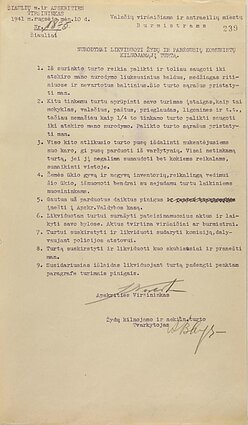 Jono Noreikos pasirašyti dokumentai Jono Noreikos pasirašyti dokumentai