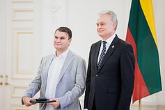 Prezidentūroje įteiktos Nacionalinės premijos. Rimvydas Stankevičius 