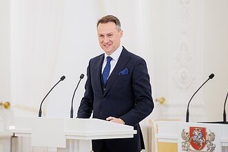Prezidentūroje įteiktos Nacionalinės premijos. Edgaras Montvidas