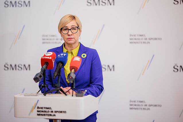 Šiugždinienė: šiais metais planuojame steigti dar papildomai 250 darželio vietų Vilniaus rajone