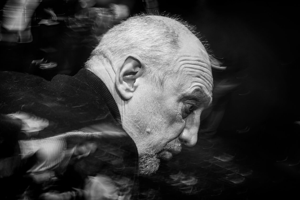 Spektaklio „Barbarai“ repeticijos akimirka. Valentinas Masalskis