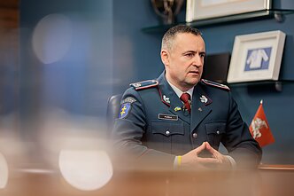 Police chief Renatas Požėla