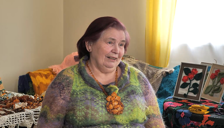 Mezgėja Marytė iš Kauno apie savo kuriamus rankdarbius: negaliu sėdėti, visada būtinai turiu kažką daryti