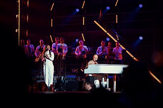 Vido Bareikio koncerto akimirka