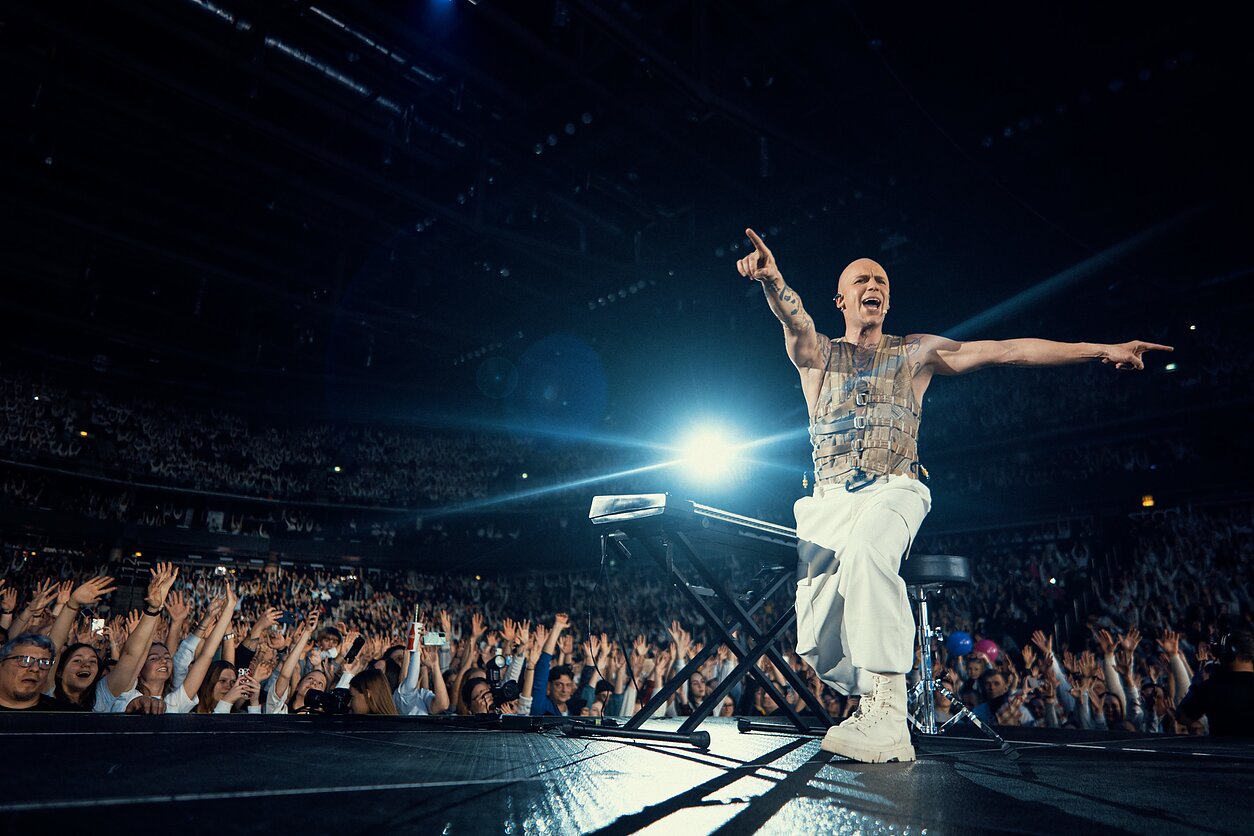 Vido Bareikio koncerto akimirka