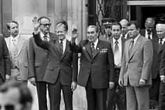 Jimmy Carteris ir Leonidas Brežnevas 