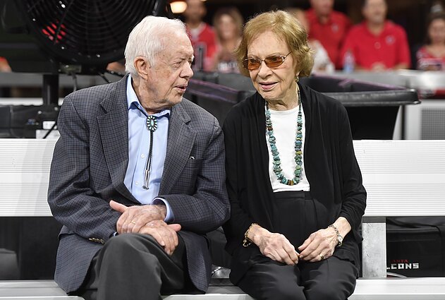 Jimmy Carteris ir Rosalynn Carter 
