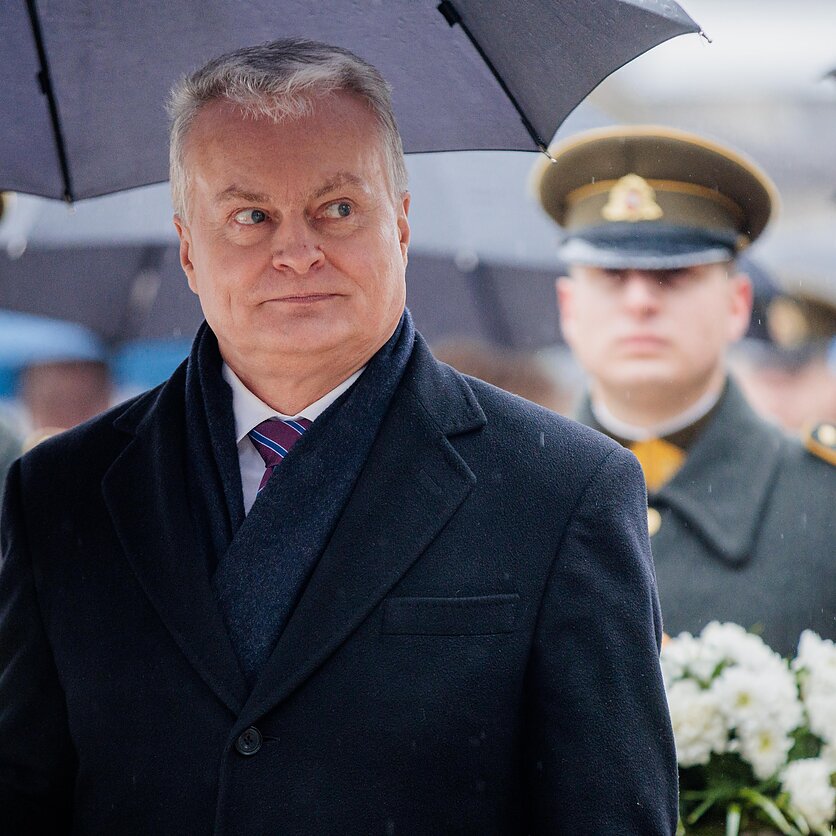 J. Stacevičiaus / LRT nuotr., Sostinės Antakalnio kapinėse vyko Laisvės gynėjų pagerbimo ceremonija