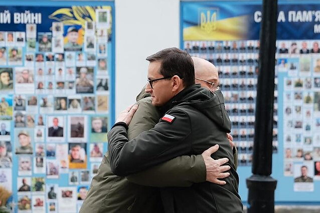 Premier RP Mateusz Morawiecki w Ukrainie