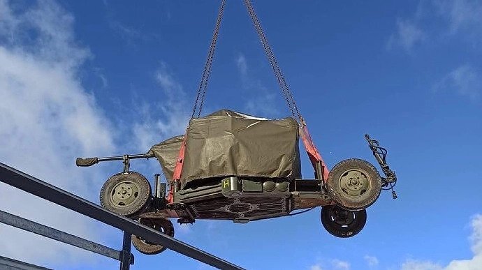 Перша партія шведських зенітних гармат L-70, які Литва передає Україні