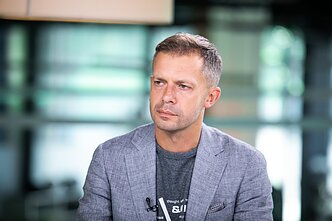 Литовський телеведучий і волонтер Андрюс Тапінас