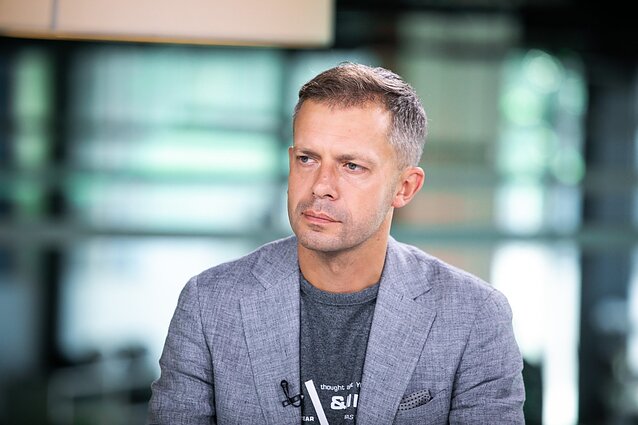 Литовський телеведучий і волонтер Андрюс Тапінас