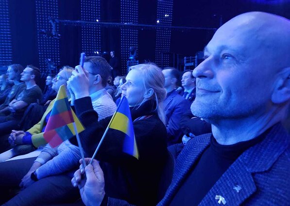 Зала під час концерту “Свобода сяє: RADAROM!”