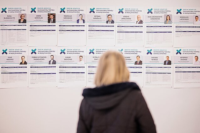 Išankstinis balsavimas savivaldos rinkimuose: aktyviausi – Neringos, Varėnos ir Ignalinos rinkėjai