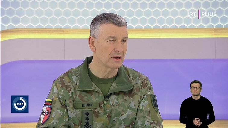 Dienos tema (su vertimu į gestų k.)