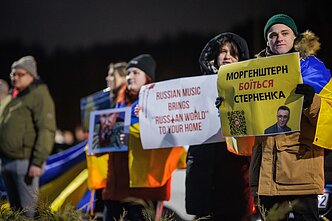 Rusijos reperio Morgenshterno koncertas Vilniuje 2023 m.