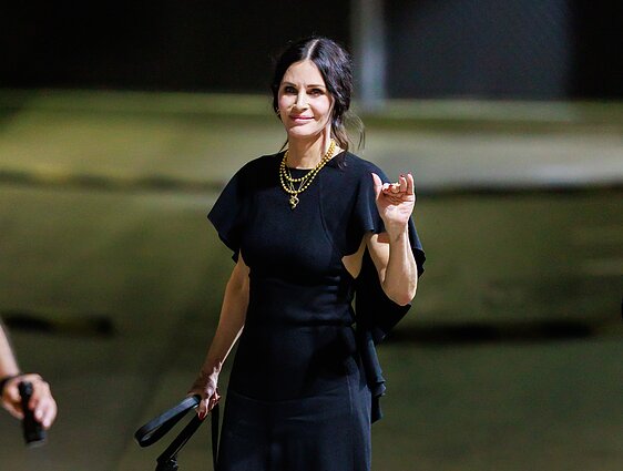 Courteney Cox su Jurgos Juozapa papuošalais