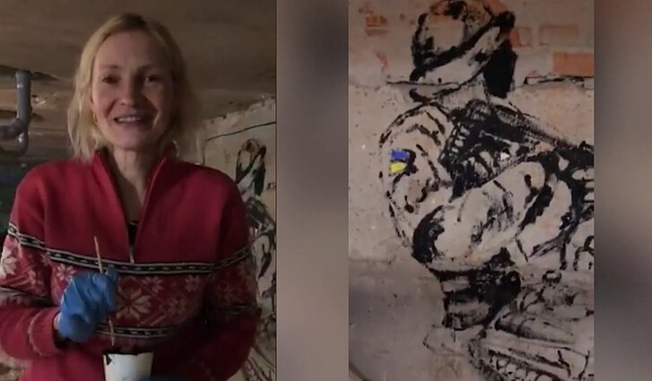 Mes iš Ukrainos. Kultūros fronte kovojanti ir Ukrainos karius įkvepianti Violeta: tegul visi žino, kokie mes stiprūs