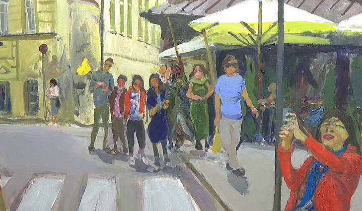 Sostinėje – „Kintantys Vilniaus veidai Mindaugo Skudučio Kūryboje“ paroda