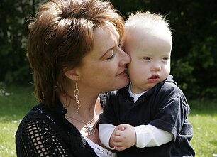 Dauno sindromą turintis vaikas