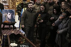 The funeral of Da Vinci in Kyiv.