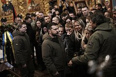 The funeral of Da Vinci in Kyiv.