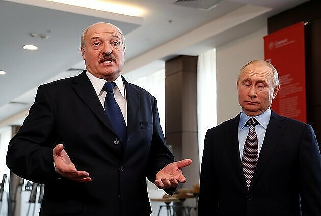 Александр Лукашенко и Владимир Путин Александр Лукашенко и Владимир Путин