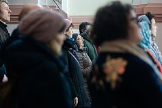Sekmadienį Konstantinopolio patriarchato kunigai aukojo mišias 