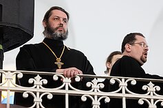 Sekmadienį Konstantinopolio patriarchato kunigai aukojo mišias 