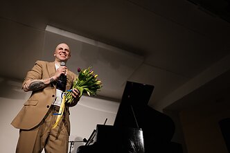 Vido Bareikio koncertų turo akimirka