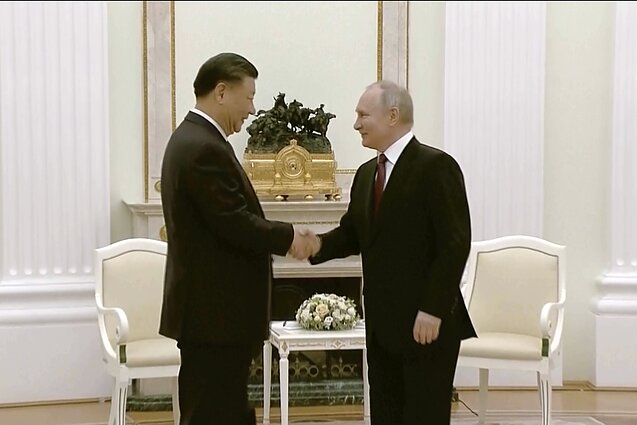 Xi Jinping i Władimir Putin