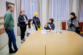 Mokiniai Tautinių bendrijų namuose